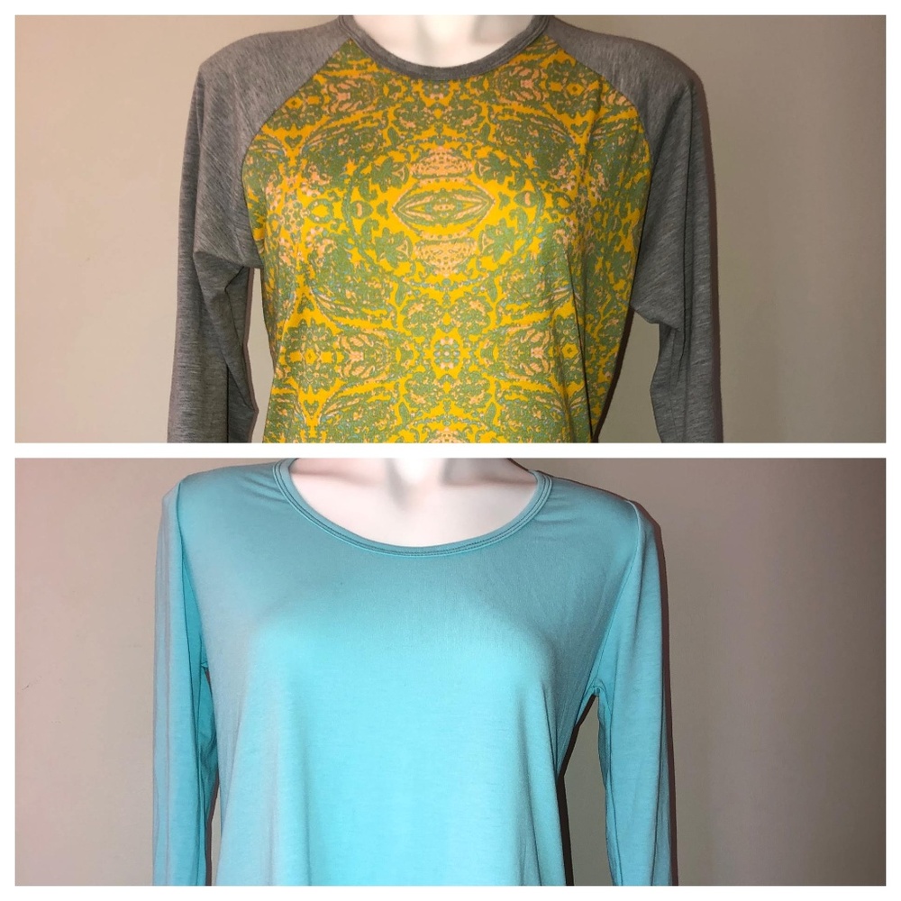 LuLaRoe Shirts (2)-Sz M